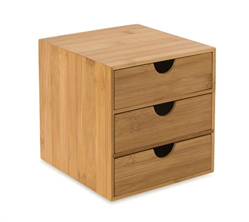 OSCO Bamboo 3 Drawer Chest, BAM-3DC 1 OSCO Bamboo 3 Drawer Chest, BAM-3DC