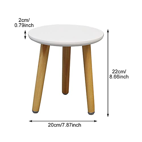 8.6" Mid Century Plant Stand Wood Indoor Plant Stand Small Round Side Table Modern Tall Plant Stand Bamboo Plant Display Rack Rustic Decor for Indoor and Outdoor House 2 8.6" Mid Century Plant Stand Wood Indoor Plant Stand Small Round Side Table Modern Tall Plant Stand Bamboo Plant Display Rack Rustic Decor for Indoor and Outdoor House - Image 2