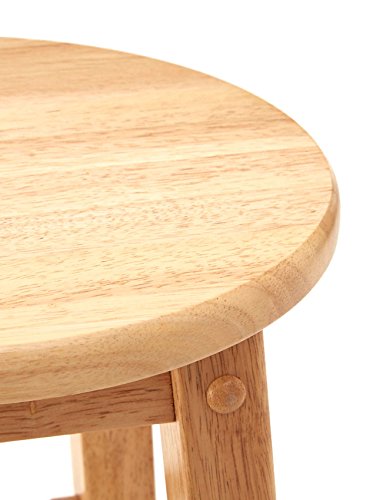 Premier Housewares Tropical Hevea Bar Stool, Wood, Natural, 74 x 35 cm 4 Premier Housewares Tropical Hevea Bar Stool, Wood, Natural, 74 x 35 cm - Image 4