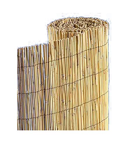 Reed Fence Natural Garden Peeled Reed Screening Roll Privacy Border Wind/Sun Fencing (Size 1.5x4m) 2 Reed Fence Natural Garden Peeled Reed Screening Roll Privacy Border Wind/Sun Fencing (Size 1.5x4m) - Image 2