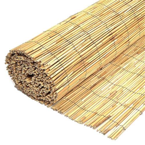 Reed Fence Natural Garden Peeled Reed Screening Roll Privacy Border Wind/Sun Fencing (Size 1.5x4m) 3 Reed Fence Natural Garden Peeled Reed Screening Roll Privacy Border Wind/Sun Fencing (Size 1.5x4m) - Image 3