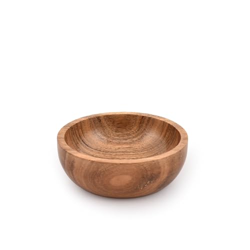 Samhita Acacia Wooden Fruit Bowl Food Serveware Dining Décor Absolute Beautiful with Your Kitchen (Set of 4) (10.16cm x 10.16cm x 3.81cm) 4 Samhita Acacia Wooden Fruit Bowl Food Serveware Dining Décor Absolute Beautiful with Your Kitchen (Set of 4) (10.16cm x 10.16cm x 3.81cm) - Image 4
