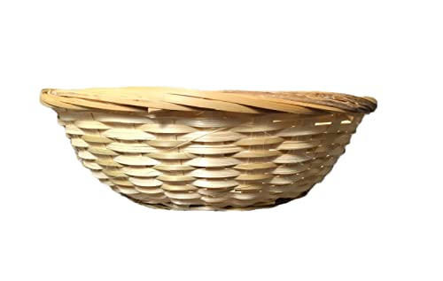 Set Of 12 Vintage Bread Baskets Small Round Woven Wicker Bamboo Hamper Basket Serving Snack Bowl Natural 6 Set Of 12 Vintage Bread Baskets Small Round Woven Wicker Bamboo Hamper Basket Serving Snack Bowl Natural - Image 6
