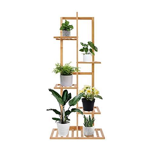 Shoze Bamboo Plant Stand 5 Tiers 6 Potted plant stands indoor Storage corner shelf unit Tall plant stand Water-Proof Standing Shelf for Indoor Outdoor Plants Patio Balcony Yard Garden Living Room 1 Shoze Bamboo Plant Stand 5 Tiers 6 Potted plant stands indoor Storage corner shelf unit Tall plant stand Water-Proof Standing Shelf for Indoor Outdoor Plants Patio Balcony Yard Garden Living Room