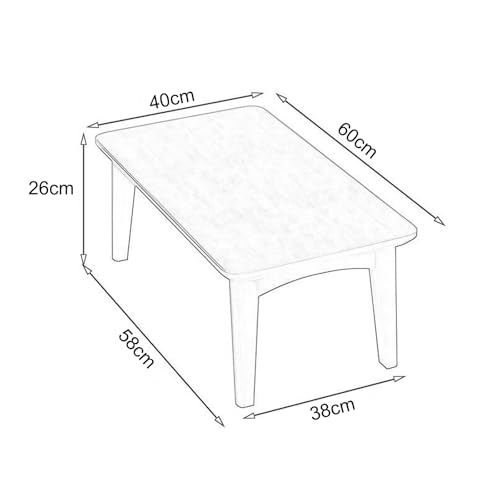 Small Coffee Tables for Small Spaces, Japanese Floor Table, Bamboo Folding Table, Camping Picnic Table for Home, Office, Living Room 2 Small Coffee Tables for Small Spaces, Japanese Floor Table, Bamboo Folding Table, Camping Picnic Table for Home, Office, Living Room - Image 2