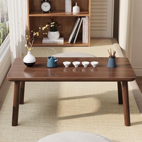 Small Coffee Tables for Small Spaces, Japanese Floor Table, Bamboo Folding Table, Camping Picnic Table for Home, Office, Living Room 3 Small Coffee Tables for Small Spaces, Japanese Floor Table, Bamboo Folding Table, Camping Picnic Table for Home, Office, Living Room - Image 3