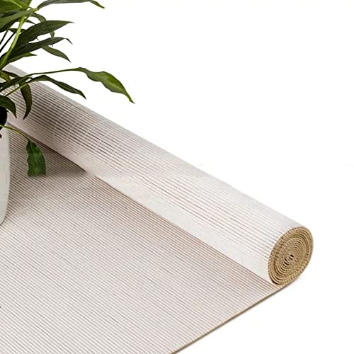 White Bamboo Roller Blind,Natural Roman Roller Shades,Light Filtering Roll Up Shutter,Wood Window Shades Blinds with Lift,Blackout Curtain for Indoor Home,Office,Kitchen,Custom (W60xH120cm/24x47in) 2 White Bamboo Roller Blind,Natural Roman Roller Shades,Light Filtering Roll Up Shutter,Wood Window Shades Blinds with Lift,Blackout Curtain for Indoor Home,Office,Kitchen,Custom (W60xH120cm/24x47in) - Image 2
