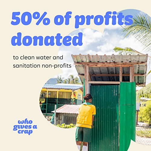 Who Gives A Crap – 100% Recycled, Twice as Long, Enviromentally Friendly and SustainableToilet Roll, Box of 6 (3-Ply, 360 Sheets) - Soft, Strong, Sustainable, Biodegradable & Plastic-Free 6 Who Gives A Crap – 100% Recycled, Twice as Long, Enviromentally Friendly and SustainableToilet Roll, Box of 6 (3-Ply, 360 Sheets) - Soft, Strong, Sustainable, Biodegradable & Plastic-Free - Image 6