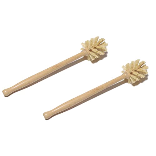 Wood Toilet Brush,2Pcs Toilet Cleaning Brush, 14x3in Strong Hemp Bristles,Non Slip Long Handle Reusable Beechwood Toilet Brush for Bathroom 7 Wood Toilet Brush,2Pcs Toilet Cleaning Brush, 14x3in Strong Hemp Bristles,Non Slip Long Handle Reusable Beechwood Toilet Brush for Bathroom - Image 7