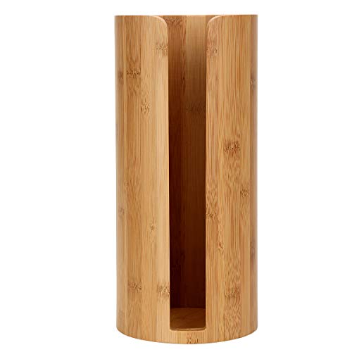 Woodluv Toilet Roll Holder, Free-Standing Toilet Paper Storage Holder Stand, Round Toilet Paper Loo Roll Holder Stand for Bathroom & Toilets, Bamboo 4 Woodluv Toilet Roll Holder, Free-Standing Toilet Paper Storage Holder Stand, Round Toilet Paper Loo Roll Holder Stand for Bathroom & Toilets, Bamboo - Image 4