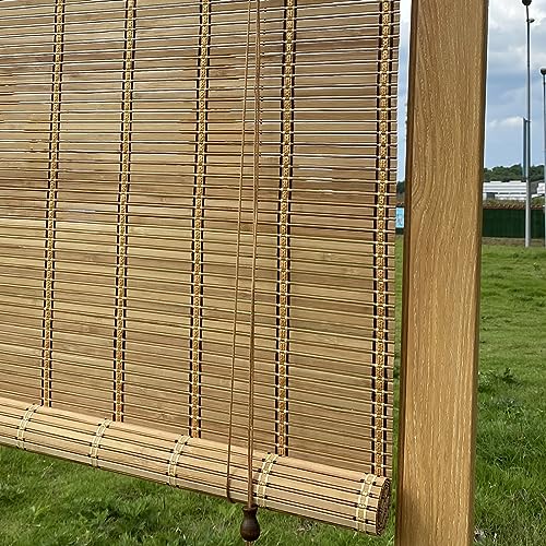 XiuXiu bamboo blinds bamboo shades roman bamboo curtains roller shades for interior windows Roll Up blinds Indoor Outdoor Patio A 81W x 122H cm 2 XiuXiu bamboo blinds bamboo shades roman bamboo curtains roller shades for interior windows Roll Up blinds Indoor Outdoor Patio A 81W x 122H cm - Image 2