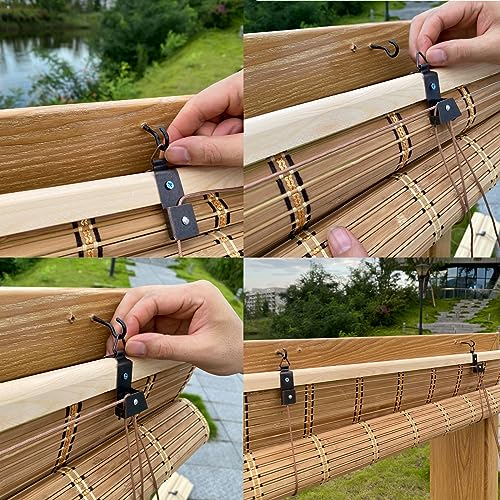 XiuXiu bamboo blinds bamboo shades roman bamboo curtains roller shades for interior windows Roll Up blinds Indoor Outdoor Patio A 81W x 122H cm 6 XiuXiu bamboo blinds bamboo shades roman bamboo curtains roller shades for interior windows Roll Up blinds Indoor Outdoor Patio A 81W x 122H cm - Image 6