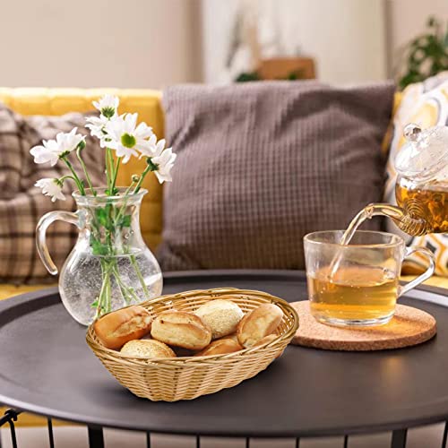 Yesland 16 Pack Plastic Oval Baskets, Food Storage & Fruit Basket, 22 x 15.8 x 7 cm Basket Bin for Kitchen, Restaurant, Centerpiece Display 6 Yesland 16 Pack Plastic Oval Baskets, Food Storage & Fruit Basket, 22 x 15.8 x 7 cm Basket Bin for Kitchen, Restaurant, Centerpiece Display - Image 6