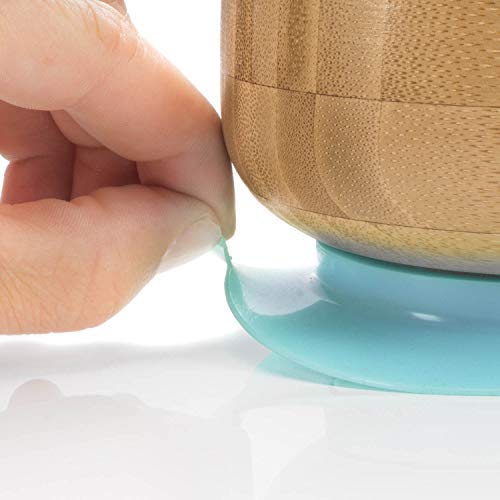 all Kids Unitedยฎ Baby porridge bowl bamboo bowl children's tableware - Porridge bowl bamboo bowl with suction cup (Blue) 3 all Kids Unitedยฎ Baby porridge bowl bamboo bowl children's tableware - Porridge bowl bamboo bowl with suction cup (Blue) - Image 3