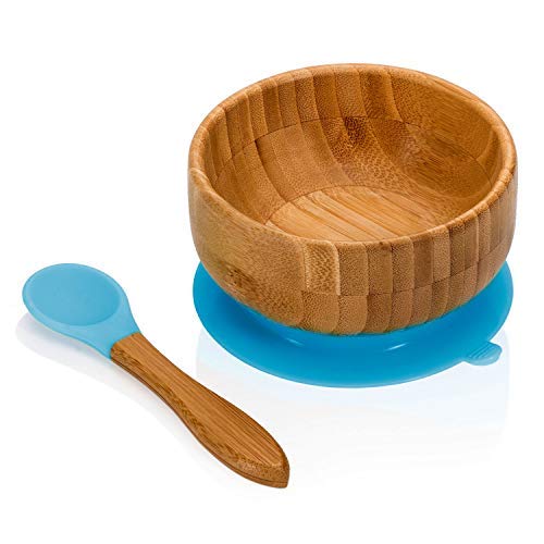 all Kids Unitedยฎ Baby porridge bowl bamboo bowl children's tableware - Porridge bowl bamboo bowl with suction cup (Blue) 6 all Kids Unitedยฎ Baby porridge bowl bamboo bowl children's tableware - Porridge bowl bamboo bowl with suction cup (Blue) - Image 6