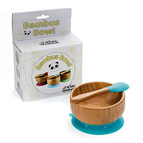all Kids Unitedยฎ Baby porridge bowl bamboo bowl children's tableware - Porridge bowl bamboo bowl with suction cup (Blue) 7 all Kids Unitedยฎ Baby porridge bowl bamboo bowl children's tableware - Porridge bowl bamboo bowl with suction cup (Blue) - Image 7