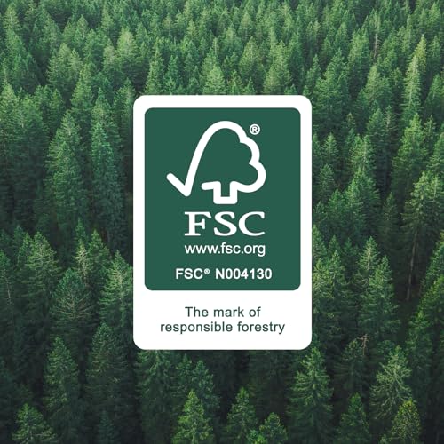 by Amazon Toilet Roll, 3-ply Quilted, Velvety Soft, 45 Rolls (5 Packs of 9), 200 Sheets per Roll, FSC Certified 7 by Amazon Toilet Roll, 3-ply Quilted, Velvety Soft, 45 Rolls (5 Packs of 9), 200 Sheets per Roll, FSC Certified - Image 7