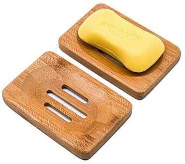 rayinblue 2 PACK Natural Wooden Bamboo Soap Dish Storage Holder Soap Holder for Bathroom Shower Soap Dish Container Hand Craft for Soap,Sponges and More 1 rayinblue 2 PACK Natural Wooden Bamboo Soap Dish Storage Holder Soap Holder for Bathroom Shower Soap Dish Container Hand Craft for Soap,Sponges and More