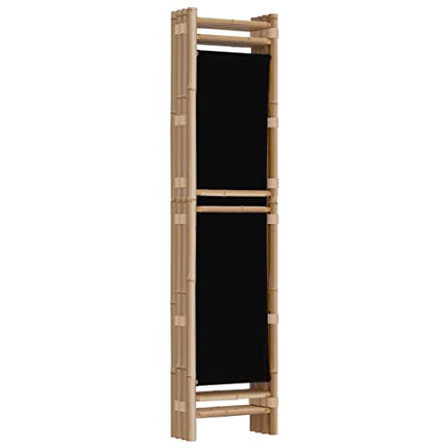 vidaXL Bamboo Folding 4-Panel Room Divider, Versatile Screen Partition, Space Saver, Privacy Protector, 160 x 180 cm 3 vidaXL Bamboo Folding 4-Panel Room Divider, Versatile Screen Partition, Space Saver, Privacy Protector, 160 x 180 cm - Image 3