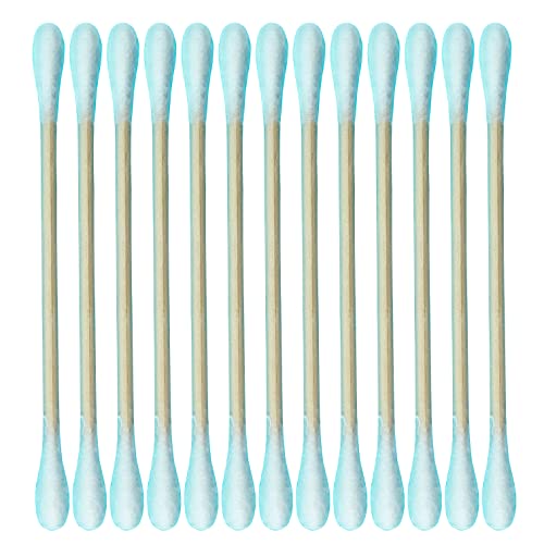 1050pcs CGR Organic cotton Swabs, 100% Cotton Double-Tipped, Bamboo Sticks(compostable), Travel Pack(3 Pack of 350 Swabs Total) 3 1050pcs CGR Organic cotton Swabs, 100% Cotton Double-Tipped, Bamboo Sticks(compostable), Travel Pack(3 Pack of 350 Swabs Total) - Image 3