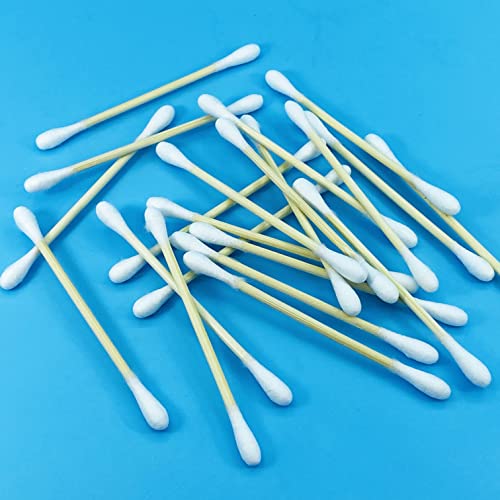 1050pcs CGR Organic cotton Swabs, 100% Cotton Double-Tipped, Bamboo Sticks(compostable), Travel Pack(3 Pack of 350 Swabs Total) 5 1050pcs CGR Organic cotton Swabs, 100% Cotton Double-Tipped, Bamboo Sticks(compostable), Travel Pack(3 Pack of 350 Swabs Total) - Image 5