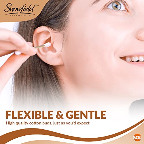 1,200pcs Bamboo Cotton Buds for Ear Cleaning - Multipurpose Wool Bud for Makeup Application - Bamboo Handle Cotton Swabs for Baby Care, Craft Use, Personal Hygiene, Precision Cleaning 7.25cm Sticks 5 1,200pcs Bamboo Cotton Buds for Ear Cleaning - Multipurpose Wool Bud for Makeup Application - Bamboo Handle Cotton Swabs for Baby Care, Craft Use, Personal Hygiene, Precision Cleaning 7.25cm Sticks - Image 5
