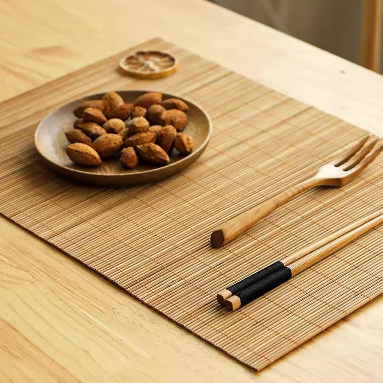 2PCS Placemats for Dining Table Bamboo Placemats Eco Friendly Placemats Heat Insulation Stain-Resistant for Kitchen … (Original) (original) 3 2PCS Placemats for Dining Table Bamboo Placemats Eco Friendly Placemats Heat Insulation Stain-Resistant for Kitchen … (Original) (original) - Image 3