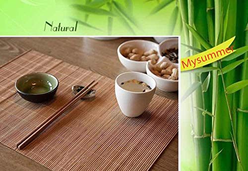 2PCS Placemats for Dining Table Bamboo Placemats Eco Friendly Placemats Heat Insulation Stain-Resistant for Kitchen … (Original) (original) 6 2PCS Placemats for Dining Table Bamboo Placemats Eco Friendly Placemats Heat Insulation Stain-Resistant for Kitchen … (Original) (original) - Image 6