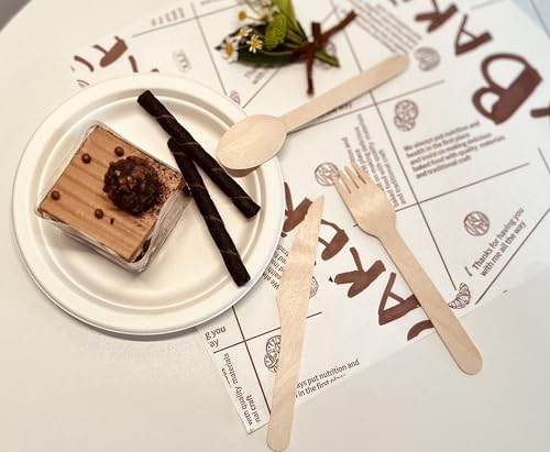 SunMoon Eco Friendly 360 Pack Disposable Wooden Cutlery, 16cm Long, Plastic Free Packaging,Substitute for Plastic and Bamboo Cutlery, Compostable, Biodegradable for Parties, Camping, Weddings 5 SunMoon Eco Friendly 360 Pack Disposable Wooden Cutlery, 16cm Long, Plastic Free Packaging,Substitute for Plastic and Bamboo Cutlery, Compostable, Biodegradable for Parties, Camping, Weddings - Image 5