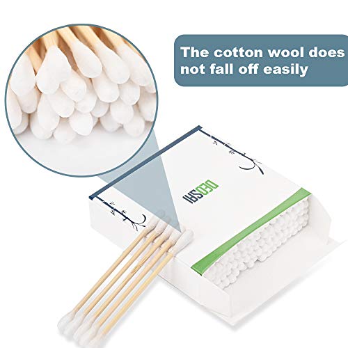 600 Premium Bamboo Cotton Buds, 100% Biodegradable and Plastic Free Ear Buds Cotton, Great Alternative to Plastic Cotton Buds, Swabs and Earbuds (600 Count) 2 600 Premium Bamboo Cotton Buds, 100% Biodegradable and Plastic Free Ear Buds Cotton, Great Alternative to Plastic Cotton Buds, Swabs and Earbuds (600 Count) - Image 2