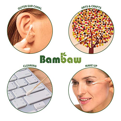 800 Bamboo Cotton Buds | Ear Sticks | Cotton Swab | Wooden Cotton Bud | Eco Friendly Cotton Buds| Ear Buds Cotton | Biodegradable Cotton Buds | Bamboo Earbuds | Wooden Ear Buds | Bambaw 4 800 Bamboo Cotton Buds | Ear Sticks | Cotton Swab | Wooden Cotton Bud | Eco Friendly Cotton Buds| Ear Buds Cotton | Biodegradable Cotton Buds | Bamboo Earbuds | Wooden Ear Buds | Bambaw - Image 4