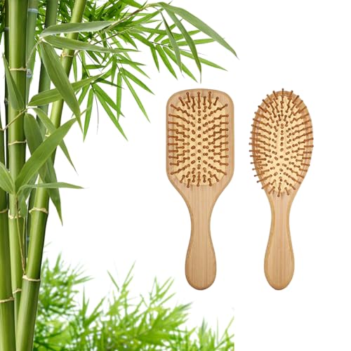 Acpetdr Bamboo Hair Brush, Natural Bamboo Bristles Detangling Wooden Paddle Hairbrush for Massaging Scalp, for Women Men and Kids, for All Hair Types, with Ergonomic handle 1 Acpetdr Bamboo Hair Brush, Natural Bamboo Bristles Detangling Wooden Paddle Hairbrush for Massaging Scalp, for Women Men and Kids, for All Hair Types, with Ergonomic handle