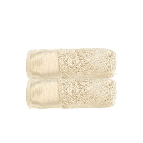Allure Pack of 2 Bamboo Hand Towels 50 x 90cm – Luxury Super Soft Hypo-Allergenic Plush 550GSM Pair of Hand Towels (Sand) 1 Allure Pack of 2 Bamboo Hand Towels 50 x 90cm – Luxury Super Soft Hypo-Allergenic Plush 550GSM Pair of Hand Towels (Sand)