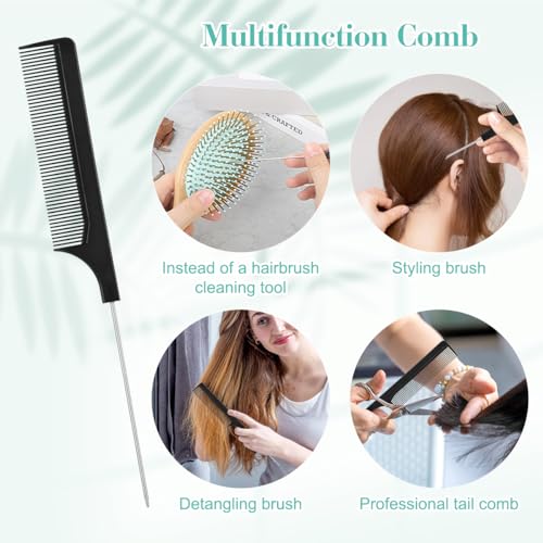 BELICOO Detangler Bamboo Hair Brush - Wet & Dry for Women, Men & Kids - Green 4 BELICOO Detangler Bamboo Hair Brush - Wet & Dry for Women, Men & Kids - Green - Image 4