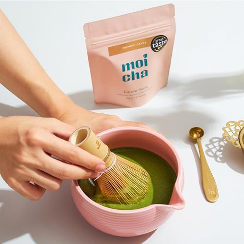 Bamboo Matcha Whisk (Chasen) by Moicha - 100 Prongs - for Matcha Green Tea Powder 3 Bamboo Matcha Whisk (Chasen) by Moicha - 100 Prongs - for Matcha Green Tea Powder - Image 3