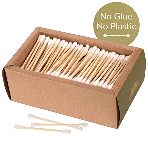 BSM Bamboo Cotton Buds | 300 Eco-Friendly Q Tips | Natural Wooden Cotton Ear Buds for Ear Cleaning, Makeup & Personal Care | Plastic-Free & Biodegradable 7 BSM Bamboo Cotton Buds | 300 Eco-Friendly Q Tips | Natural Wooden Cotton Ear Buds for Ear Cleaning, Makeup & Personal Care | Plastic-Free & Biodegradable - Image 7
