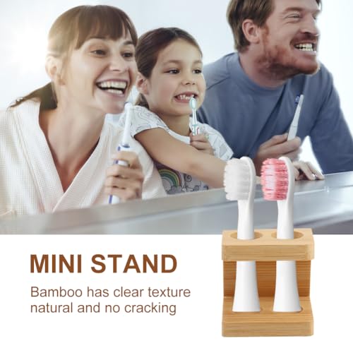 Bamboo Toothbrush Holder, Eco-friendly Bamboo Electric Toothbrush Head Holder Caddy Electric Toothbrush Holder for Bathroom, Toothbrush Organiser Bathroom Accessories(size:2 slots) 6 Bamboo Toothbrush Holder, Eco-friendly Bamboo Electric Toothbrush Head Holder Caddy Electric Toothbrush Holder for Bathroom, Toothbrush Organiser Bathroom Accessories(size:2 slots) - Image 6