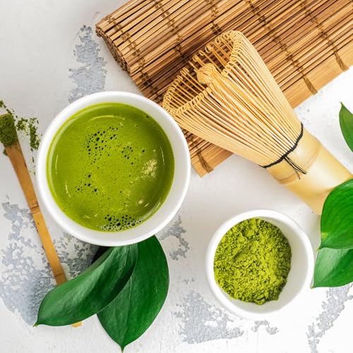 Bamboo Whisk Matcha, Japanese Matcha Starter Set with Handcrafted Bamboo Whisk | Traditional Tea Ceremony Tools for Perfect Matcha Lattes, Hot Chocolate, and More - 100 Forks 6 Bamboo Whisk Matcha, Japanese Matcha Starter Set with Handcrafted Bamboo Whisk | Traditional Tea Ceremony Tools for Perfect Matcha Lattes, Hot Chocolate, and More - 100 Forks - Image 6