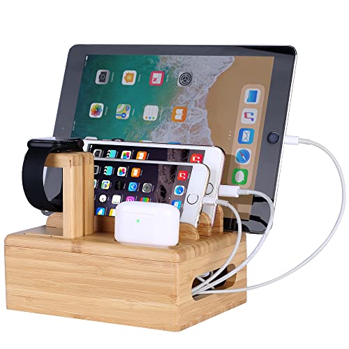 Bamboo Wood Desktop Organizer Charging Docking Station Charger Holder Cradle Charge Stand compatible with iPhone 16 15 14 Pro Max iPad Apple Watch Ulrta 10 9 8 7 6 5 iWatch AirPods Pro 3 4 Smartphone 1 Bamboo Wood Desktop Organizer Charging Docking Station Charger Holder Cradle Charge Stand compatible with iPhone 16 15 14 Pro Max iPad Apple Watch Ulrta 10 9 8 7 6 5 iWatch AirPods Pro 3 4 Smartphone