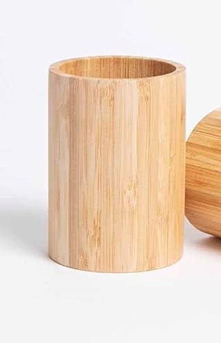 Bamboo Wood Pen Pencil Holder Pot 1 Pc Dekstop Stationery Organiser Caddy Box for Desk Table Toothbrush Single Storage Makeup Brush Storage Office School Supplies 1 Bamboo Wood Pen Pencil Holder Pot 1 Pc Dekstop Stationery Organiser Caddy Box for Desk Table Toothbrush Single Storage Makeup Brush Storage Office School Supplies
