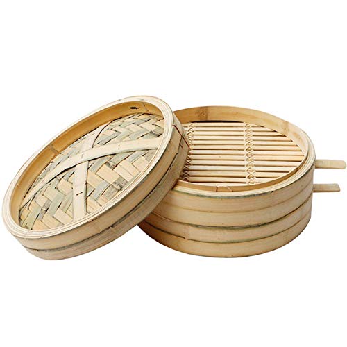 Bamboo steamer Double Boilers Bamboo Steamer Pot Kitchen Cookware Commercial Large Steamed Dumplings Tray Cooking, Chinese kitchen tools (Color : 54cm 4steamer1lid) (60m 4steamer1 Lid) 4 Bamboo steamer Double Boilers Bamboo Steamer Pot Kitchen Cookware Commercial Large Steamed Dumplings Tray Cooking, Chinese kitchen tools (Color : 54cm 4steamer1lid) (60m 4steamer1 Lid) - Image 4