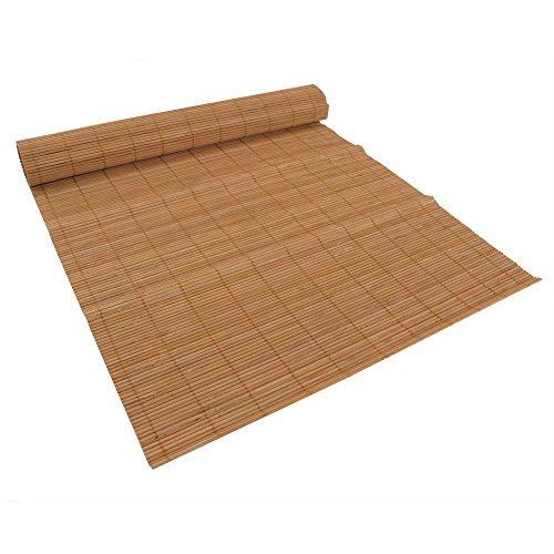 BambooMN Bamboo Placemat/Sushi Rolling Mat - 18" x 13" - Brown, 4 pcs 2 BambooMN Bamboo Placemat/Sushi Rolling Mat - 18" x 13" - Brown, 4 pcs - Image 2