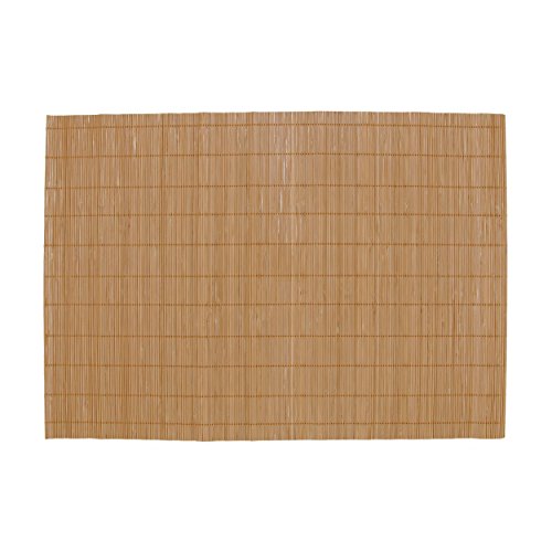 BambooMN Bamboo Placemat/Sushi Rolling Mat - 18" x 13" - Brown, 4 pcs 1 BambooMN Bamboo Placemat/Sushi Rolling Mat - 18" x 13" - Brown, 4 pcs