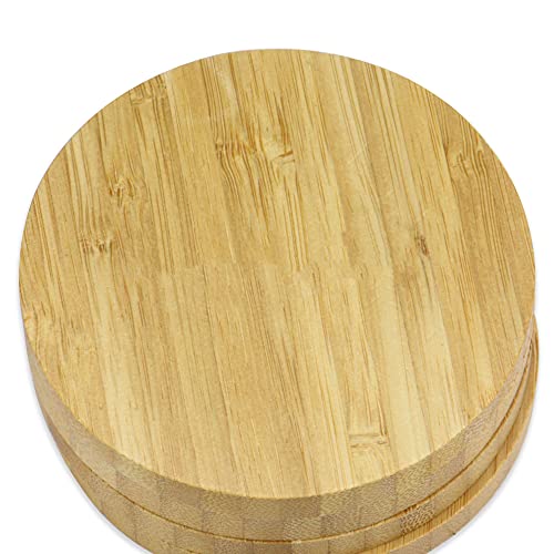 Circular Bamboo Placemats and Coasters - Set of 4 | Dining Table Mats | Eco-Friendly Placemat Set | Serveware | Dining Table Set | M&W 5 Circular Bamboo Placemats and Coasters - Set of 4 | Dining Table Mats | Eco-Friendly Placemat Set | Serveware | Dining Table Set | M&W - Image 5