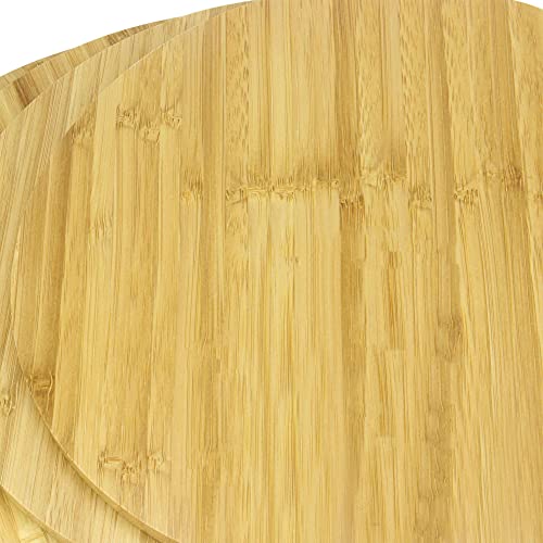 Circular Bamboo Placemats and Coasters - Set of 4 | Dining Table Mats | Eco-Friendly Placemat Set | Serveware | Dining Table Set | M&W 6 Circular Bamboo Placemats and Coasters - Set of 4 | Dining Table Mats | Eco-Friendly Placemat Set | Serveware | Dining Table Set | M&W - Image 6