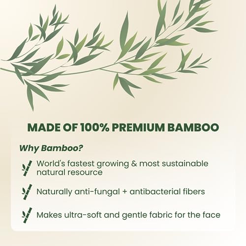 Clean Skin Club Bamboo Viscose Clean Towels XL™, 100% USDA Biobased Face Towel, Disposable Face Towelette, Makeup Remover Dry Wipes, Ultra Soft, 50 Ct, 1 Pack 5 Clean Skin Club Bamboo Viscose Clean Towels XL™, 100% USDA Biobased Face Towel, Disposable Face Towelette, Makeup Remover Dry Wipes, Ultra Soft, 50 Ct, 1 Pack - Image 5