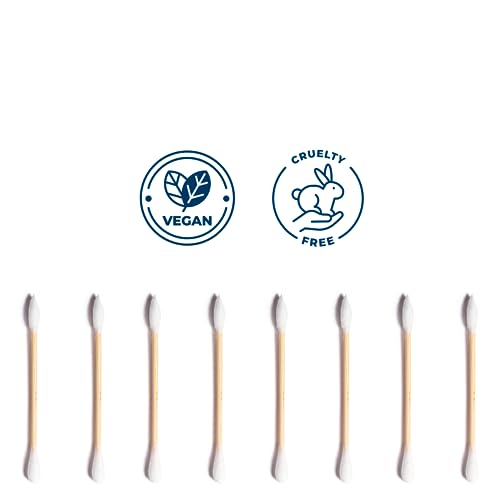 Clean Skin Club Clean Swabs | 500CT | One Pointed Tip | Biodegradable + Organic Cotton & Bamboo | Makeup & Nail Polish Touch-ups | Chlorine-Free & Hypoallergenic (500 Count) 4 Clean Skin Club Clean Swabs | 500CT | One Pointed Tip | Biodegradable + Organic Cotton & Bamboo | Makeup & Nail Polish Touch-ups | Chlorine-Free & Hypoallergenic (500 Count) - Image 4