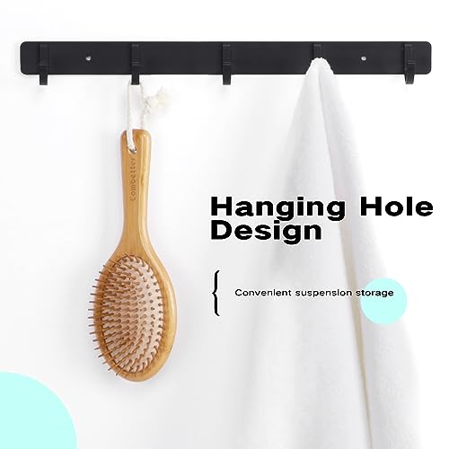 Combetter Bamboo Hair Brush, Natural Paddle Brush to Soften and Improves Hair Texture - Soothing Massage to improve Dandruff Eco-Friendly Wooden Comb for All Hair Types 4 Combetter Bamboo Hair Brush, Natural Paddle Brush to Soften and Improves Hair Texture - Soothing Massage to improve Dandruff Eco-Friendly Wooden Comb for All Hair Types - Image 4