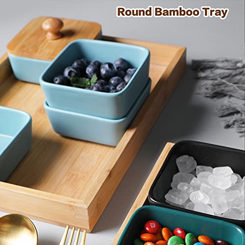 Coptiner Bamboo Serving Tray, Rectangular Wooden Breakfast Tray Serving Platter Tray for Food Coffee Drinks Dessert Dinner Used in Bedroom, Kitchen, Bathroom(28 x 19.5 x 2 cm) 4 Coptiner Bamboo Serving Tray, Rectangular Wooden Breakfast Tray Serving Platter Tray for Food Coffee Drinks Dessert Dinner Used in Bedroom, Kitchen, Bathroom(28 x 19.5 x 2 cm) - Image 4