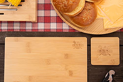 Dan&Co Solid Wooden Placemats and Coasters Set of 4, Stylish 8 Pcs Bamboo Place Mats for Table and Drinks Coasters, Wipe Clean, Nonslip, Heat, Stain Resistant Dining Table Mats | 29cm x 19cm x 1cm 5 Dan&Co Solid Wooden Placemats and Coasters Set of 4, Stylish 8 Pcs Bamboo Place Mats for Table and Drinks Coasters, Wipe Clean, Nonslip, Heat, Stain Resistant Dining Table Mats | 29cm x 19cm x 1cm - Image 5
